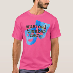 Camiseta Cantante de teatro musical Nerd Mask