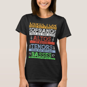 Camiseta Cantante del coro musical