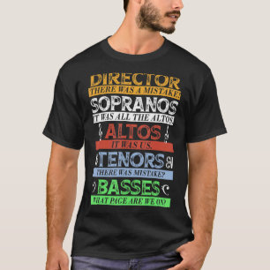 Camiseta Cantante del coro musical