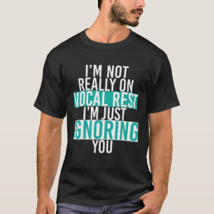 Camiseta Cantante divertido y cantante cantante cantante si