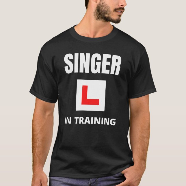 Camiseta Cantante en formación (Anverso)
