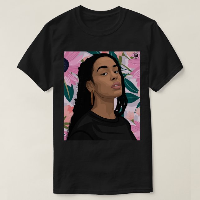 Camiseta Cantante honesta cantante de estilo años 80 R&B Po (Diseño del anverso)