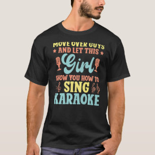 Camiseta Cantante Karaoke Trasladar A Los Chicos Y Dejar Qu