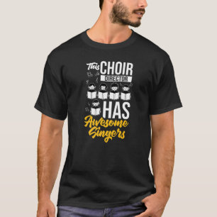 Camiseta Cantante musical de Choir Director Notas Enseñanza