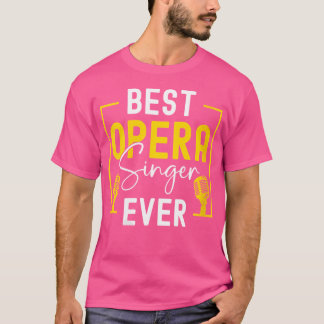 Camiseta Cantante musical de coro musical femenino