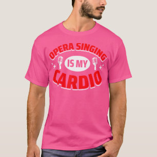 Camiseta Cantante musical de ópera coro musical