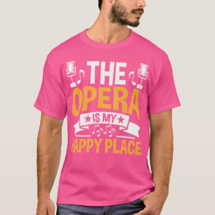 Camiseta Cantante musical de ópera coro musical