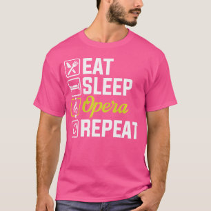 Camiseta Cantante musical de ópera coro musical
