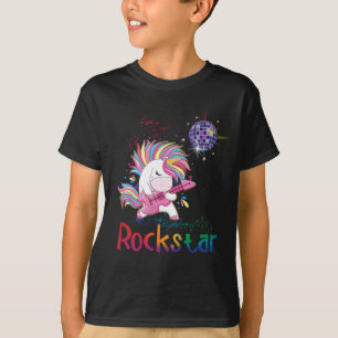 Camiseta Cantante musical Guitar Rockin, estrella de rock d