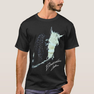 Camiseta Cantante negro y animal