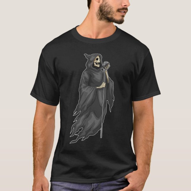 Camiseta Cantante Reaper Halloween (Anverso)
