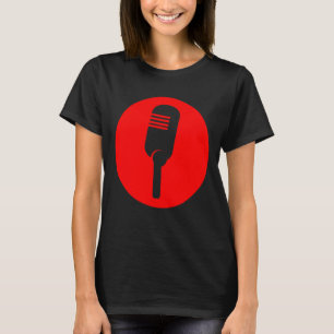 Camiseta Cantante vocalista Podcas de micrófono de cosecha