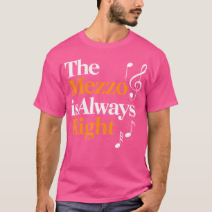 Camiseta Cantante vocalista vocalista de voz Mezzo Soprano