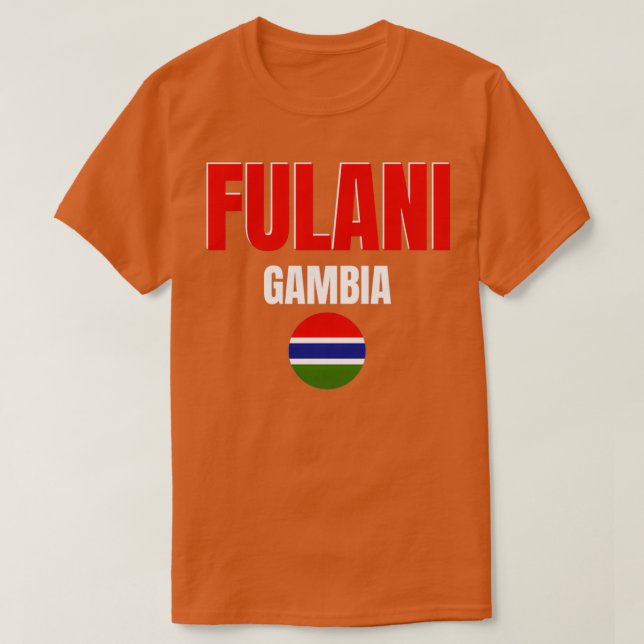 Camiseta Cantantes fulani de Gambia gloriosos Tri africano  (Diseño del anverso)