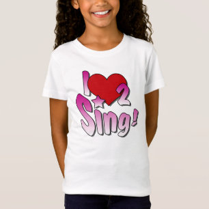 Camiseta Cantantes, me encanta cantar 2