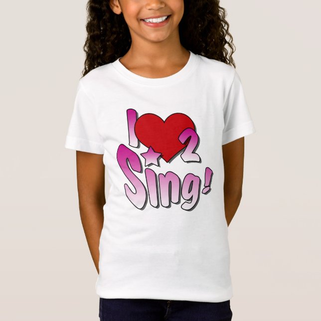Camiseta Cantantes, me encanta cantar 2 (Anverso)