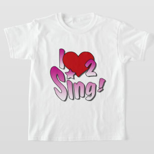 Camiseta Cantantes, me encanta cantar 2