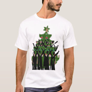Camiseta Cantantes Navidades Música Carol Cantantes Coro Ev