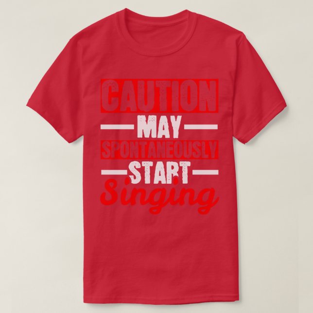 Camiseta Cantar (Diseño del anverso)