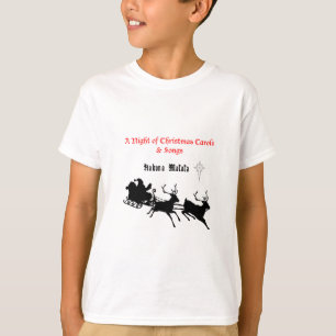Camiseta Cantar a lo largo de los Navidades - villancicos y