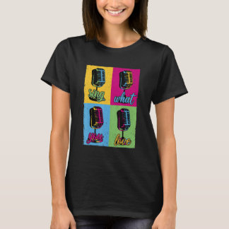 Camiseta Cantar lo que te gusta de la música Micrófono