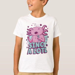 Camiseta Cantar mucho Cantando Axolotl
