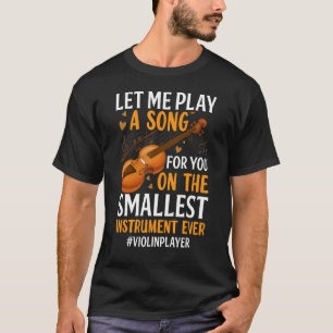 Camiseta Cantar Por Tu Divertido Violinista Musi