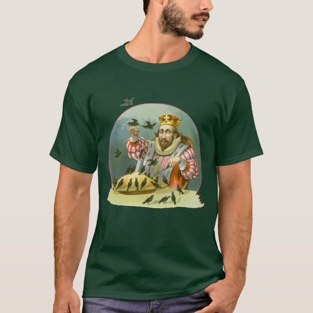 Camiseta Cantar una canción de Sixpence, rima de guardería  (Anverso)