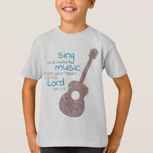 Camiseta "Cantar Y Hacer Música..." Guitarra 