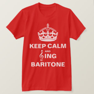 Camiseta Cante al barítono