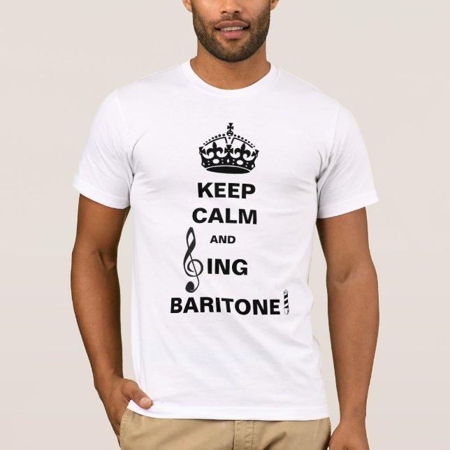 Camiseta Cante al barítono (Anverso)