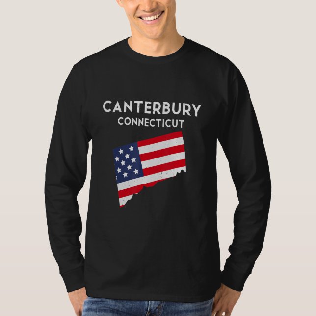 Camiseta Canterbury Connecticut USA State America Travel Co (Anverso)