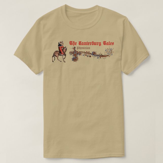 Camiseta Canterbury Tales Physician (Diseño del anverso)