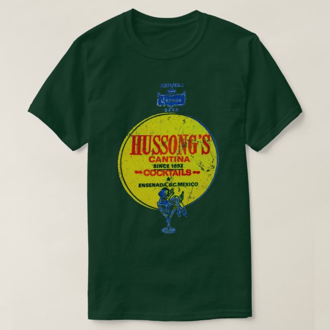 Camiseta Cantina Hussong (Diseño del anverso)