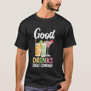 Camiseta Cantinero Buenos Tragos Cóctel Mixólogo Bartendi