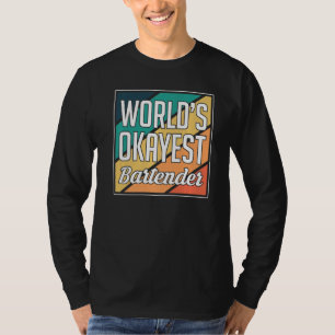 Camiseta Cantinero más o menos del mundo Camarero  