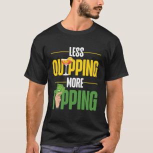 Camiseta Cantinero Mixólogo Menos Réplicas Más Propinas