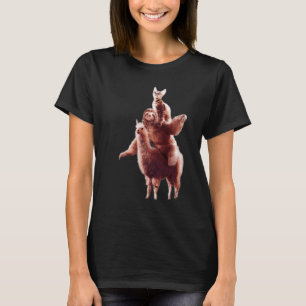 Camiseta Canto corriendo eslogan llama a Nap Sloth perezoso