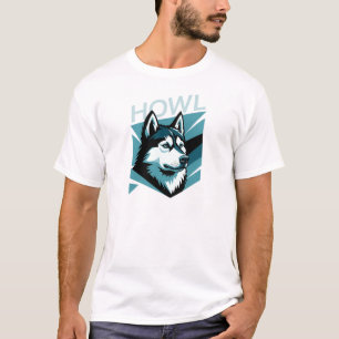 Camiseta Canto de Husky Siberiano – Lobo Ártico Perro