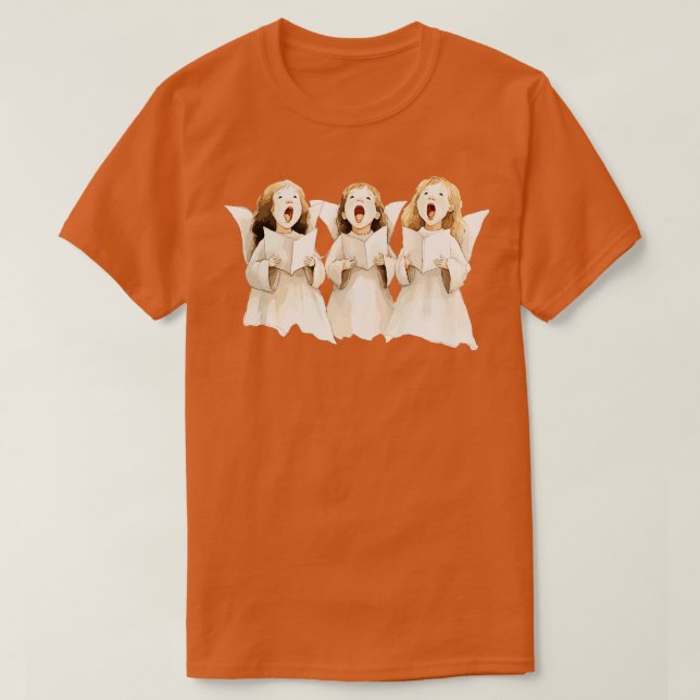 Camiseta Canto de los ángeles pequeños (Diseño del anverso)