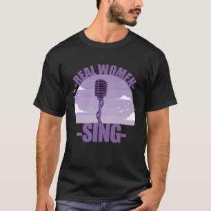 Camiseta Canto de micrófono de Chicas cantantes