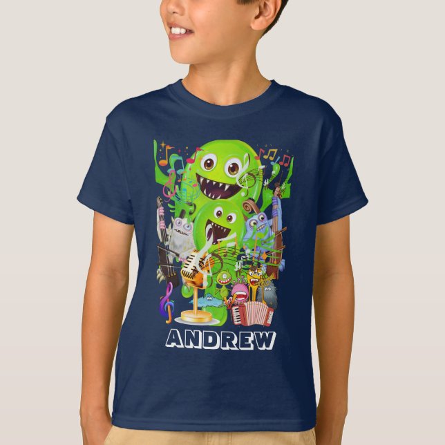 Camiseta Canto de monstruo (Anverso)