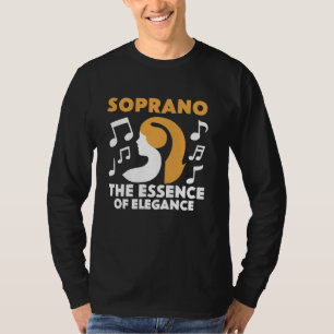 Camiseta Canto de voz vocalista de rango vocal de cantante
