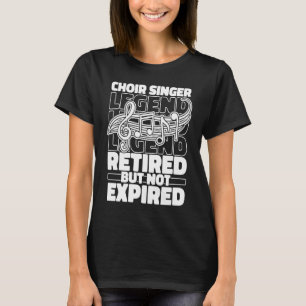 Camiseta Canto del coro de cantantes miembros retirados