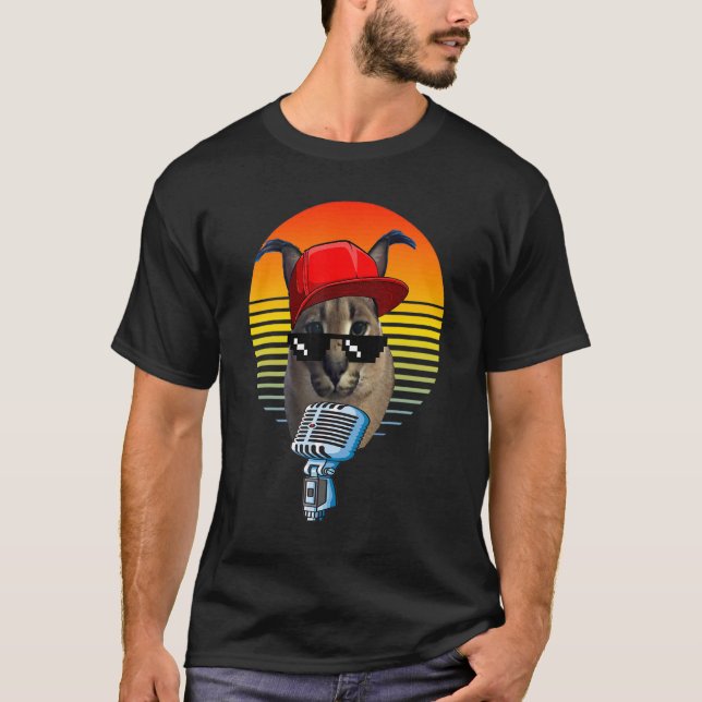Camiseta Canto del gran meme Floppa (Anverso)