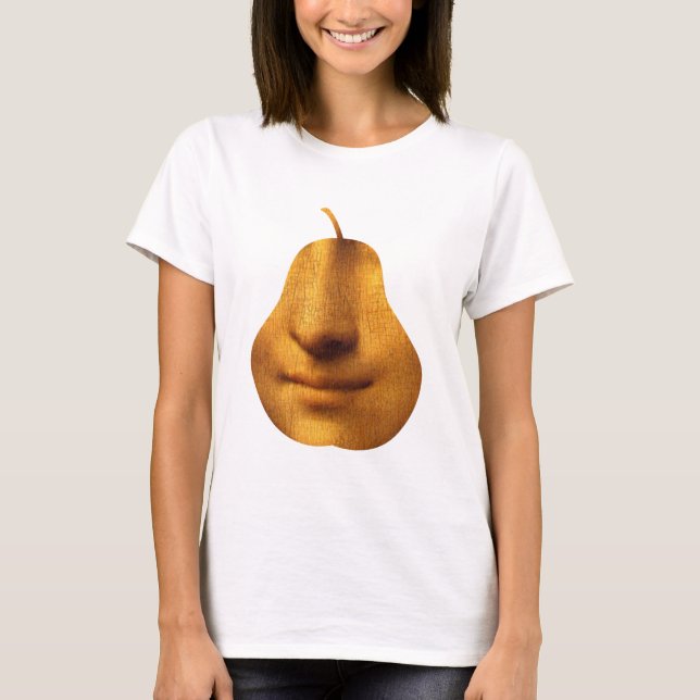 Camiseta Canto femenino de sonrisa de ArTee Mona Lisa (Anverso)