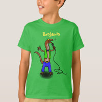 Canto gracioso de lagarto con personalizado de mic