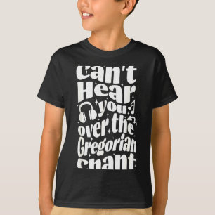 Camiseta Canto Gregoriano Divertido Católico Tradicional La