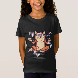 Camiseta Canto japonés Shiba Inu Gaming