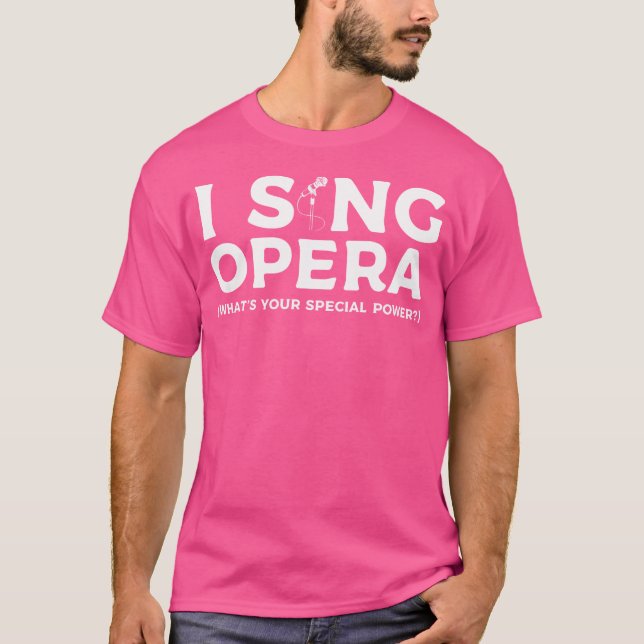 Camiseta Canto Ópera ¿Cuál Es Tu Músico Especial De Poder? (Anverso)